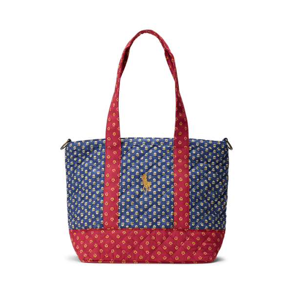 Print Cotton Poplin Tote 