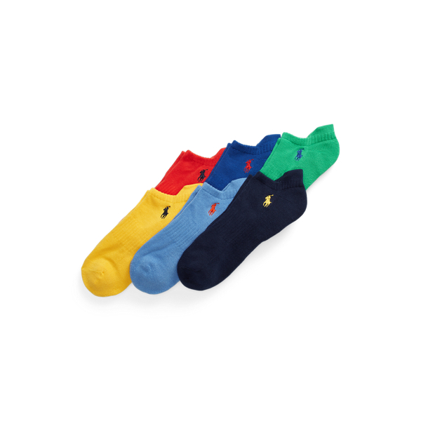 Cotton Blend Low Cut Sock 6 Pack for Men Ralph Lauren UK