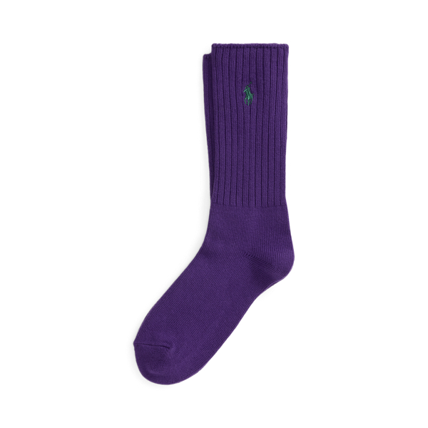 Mulberry Cotton-Blend Crew Socks Polo Ralph Lauren 1