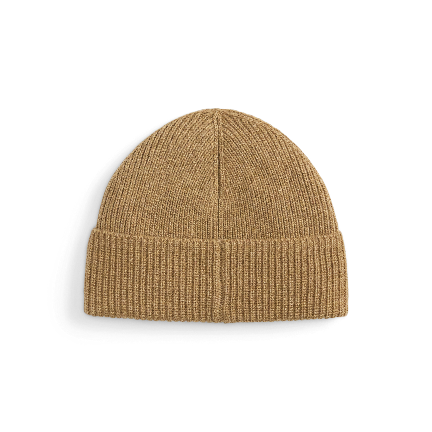 Мужская шапка Ralph Lauren Polo Bear Rib-Knit Beanie, цвет: Верблюжий — фото 1