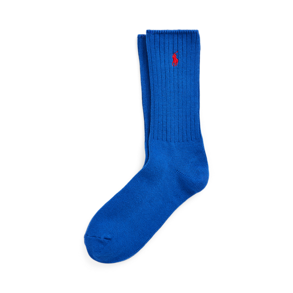 Cotton-Blend Crew Socks