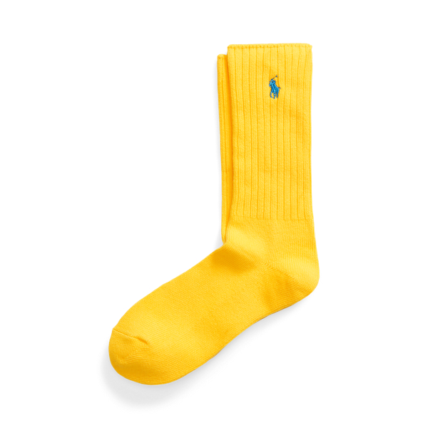 Cotton-Blend Crew Socks