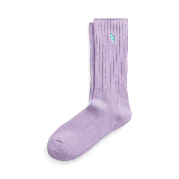 Cotton-Blend Crew Socks