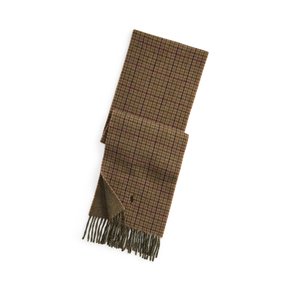 Reversible Wool-Blend Scarf