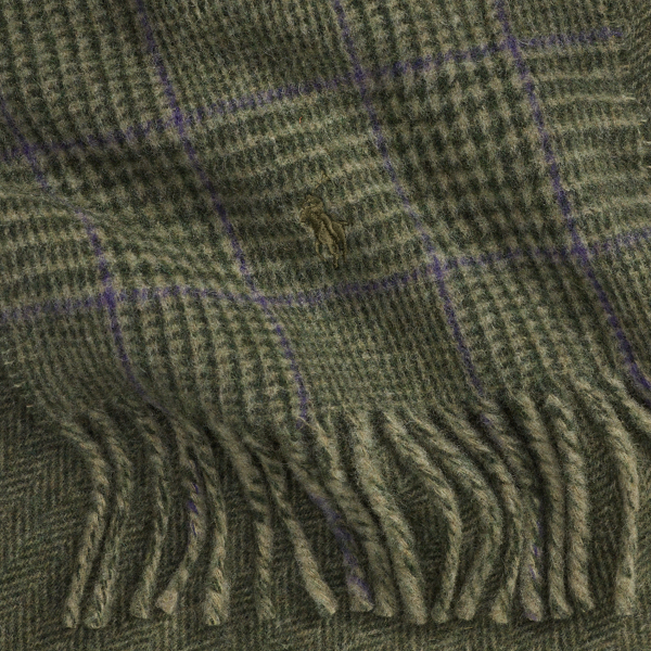 Reversible Wool-Blend Scarf