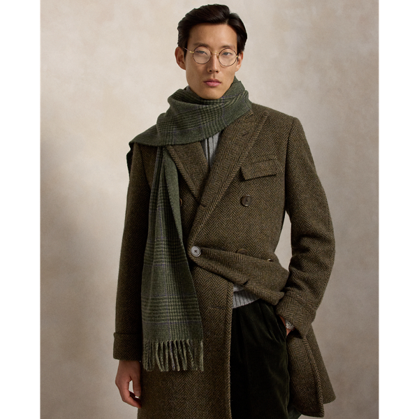 Reversible Wool-Blend Scarf