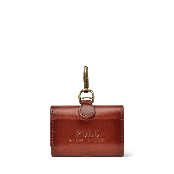 Brown/gold Burnished Leather AirPods Pro Case Polo Ralph Lauren 2