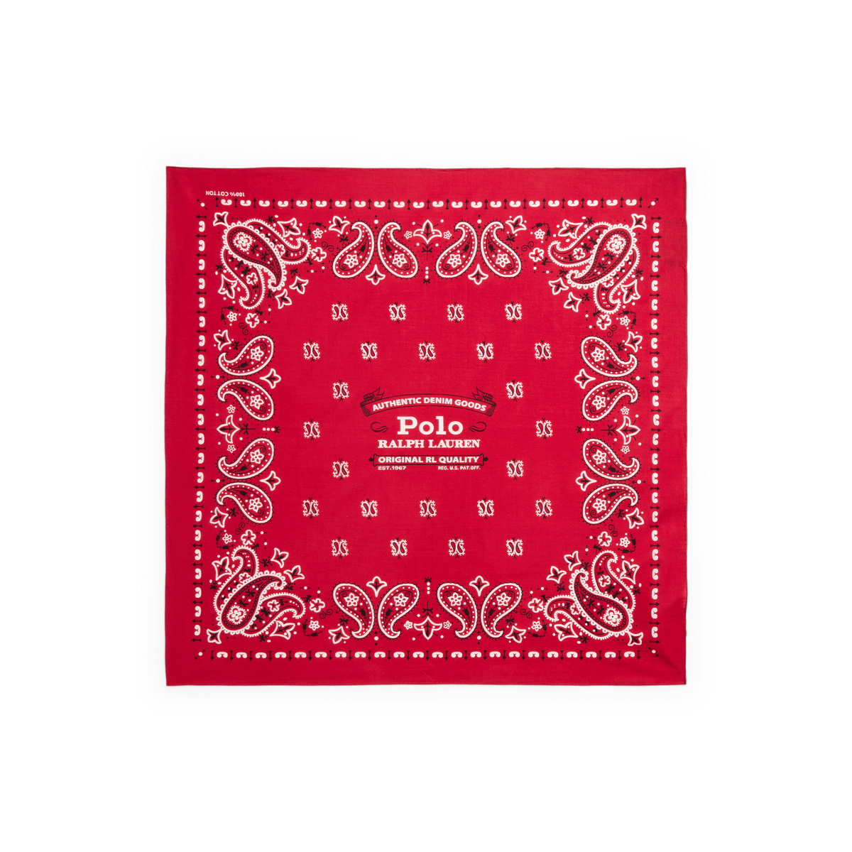 国内発 Polo Ralph Lauren Cotton Logo Dot Bandana s7-AI449939993001_lifestyle?
