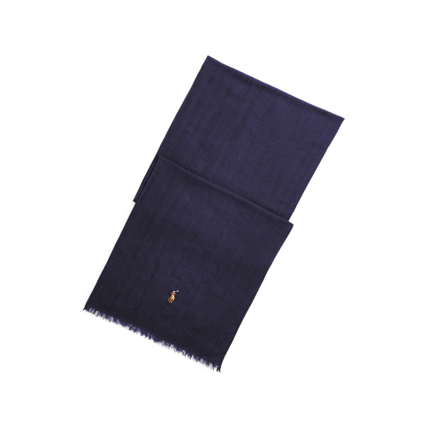 Washed Linen-Blend Scarf Polo Ralph Lauren 1