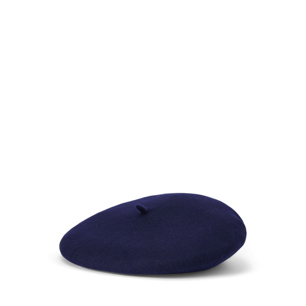 Newport Navy Wool Felt Beret Polo Ralph Lauren 2