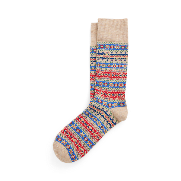 Calcetines largos con dise&ntilde;o Fair Isle