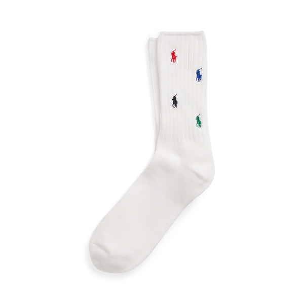 Multicolour Pony Cotton-Blend Crew Socks Polo Ralph Lauren 1