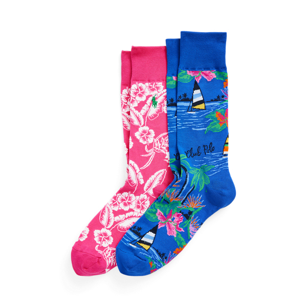 Tropical Trouser Sock Two-Pack Polo Ralph Lauren 1