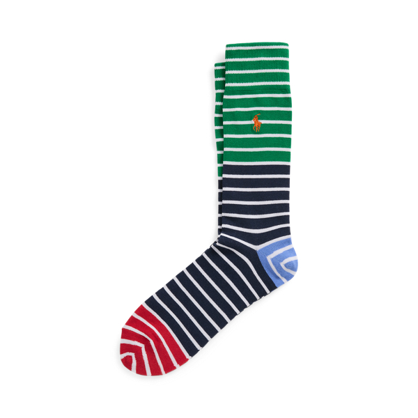 Multi Striped Cotton-Blend Trouser Socks Polo Ralph Lauren 1