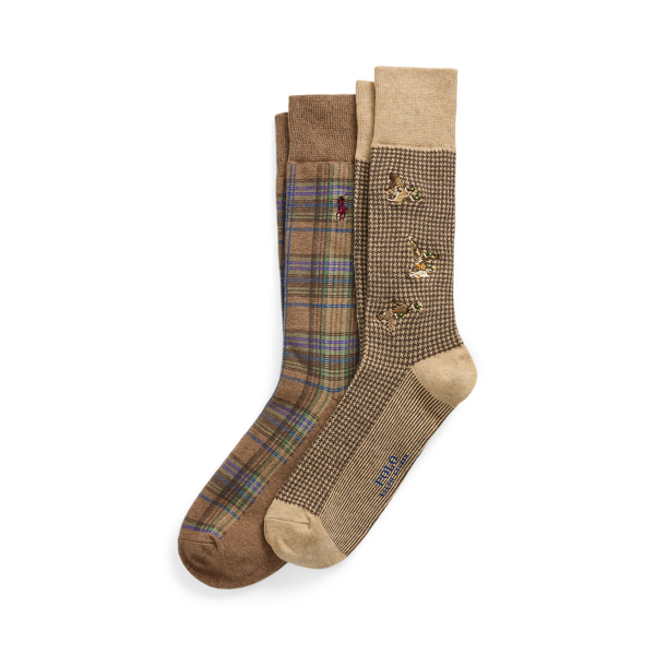 Patterned Trouser Sock 2-Pack