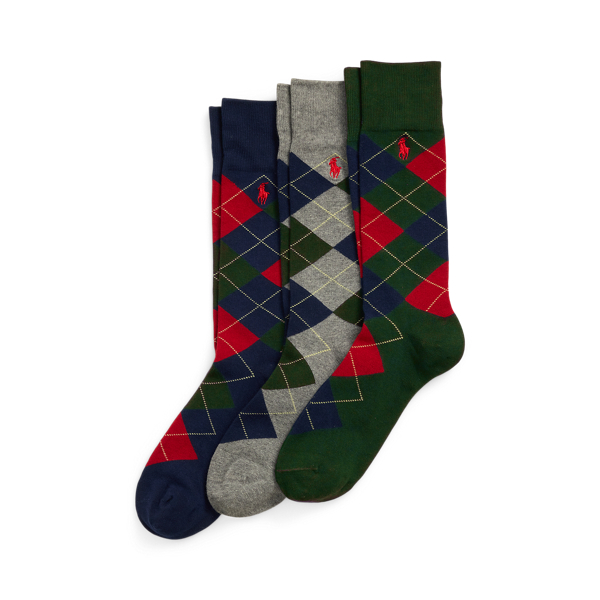 3&nbsp;paires de chaussettes hautes losanges