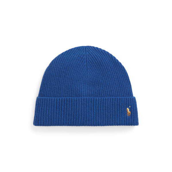 Classic Azure Signature Pony Wool-Blend Beanie Polo Ralph Lauren 1