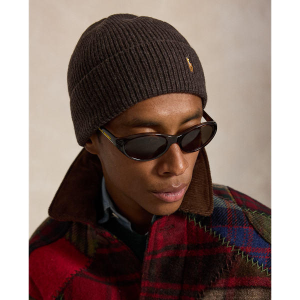 Signature Pony Wool-Blend Beanie