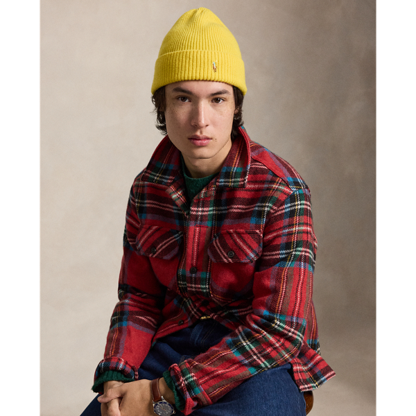 Signature Pony Wool-Blend Beanie