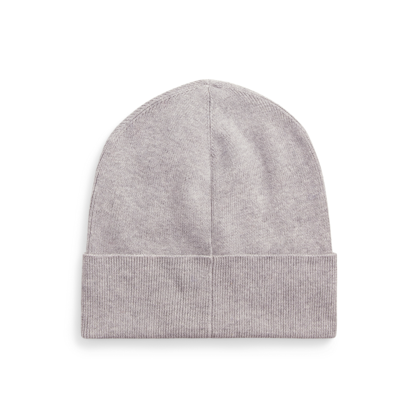 Мужская шапка Ralph Lauren Rib-Knit Cotton Beanie, цвет: Меланжевый — фото 1
