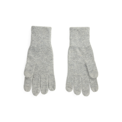 Мужские перчатки Ralph Lauren Signature Pony Knit Touch Gloves, цвет: Меланжевый