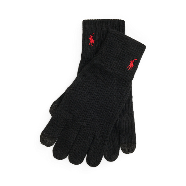 Signature Pony Knit Touch Gloves