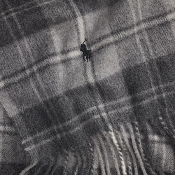 Plaid Wool-Cashmere Scarf