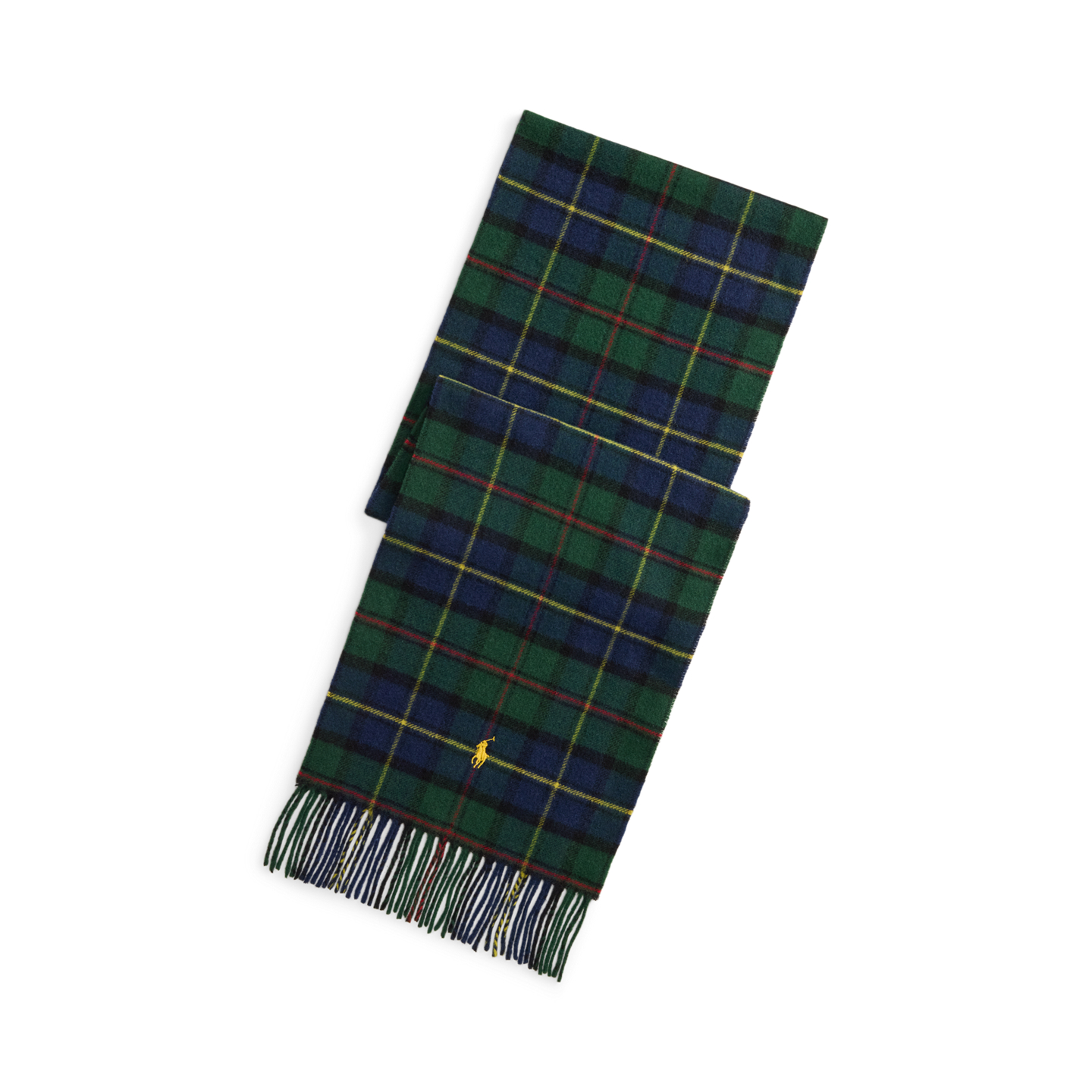 Мужской шарф Ralph Lauren Tartan Lambswool-Cashmere, цвет: Polo Tartan — фото 1