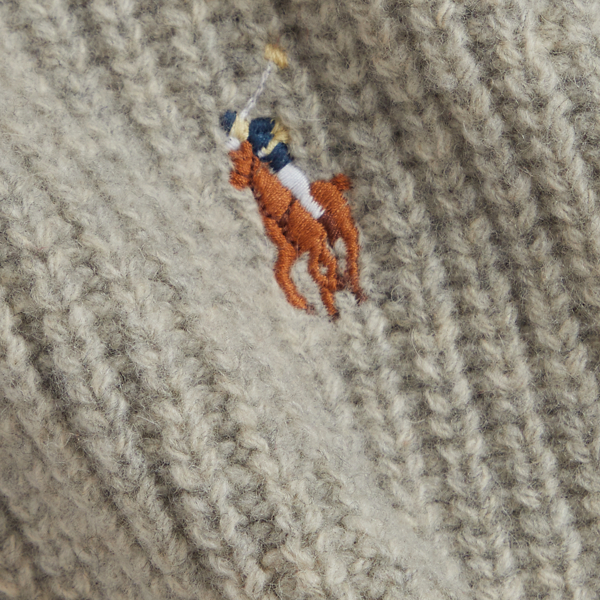Rib-Knit Wool-Blend Scarf