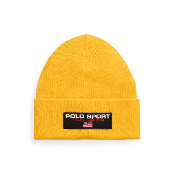 Slicker Yellow Polo Sport Rib-Knit Beanie Polo Ralph Lauren 1