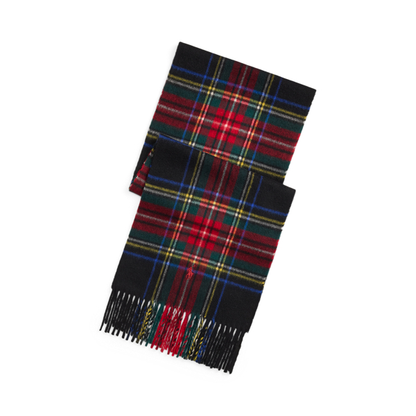 Plaid Cashmere Scarf