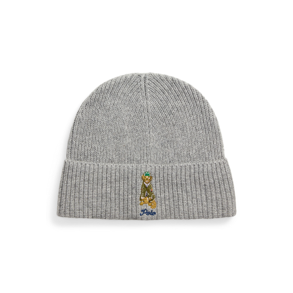 Polo Bear Rib Knit Beanie