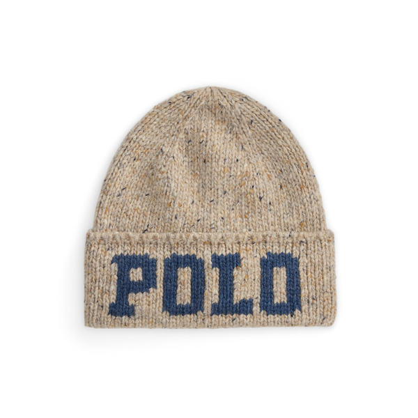 Intarsia-Knit Merino-Wool-Blend Beanie
