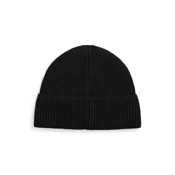 Polo Black Polo Bear Rib-Knit Beanie Polo Ralph Lauren 2