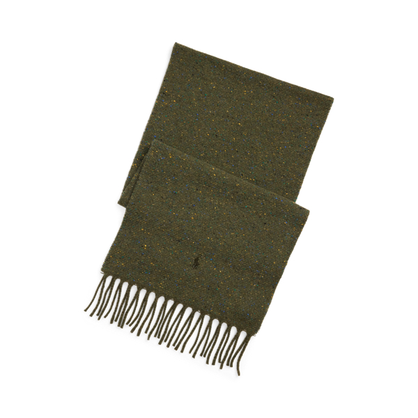 Fringe Wool-Blend Scarf