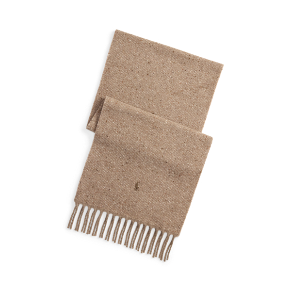 フリンジ ウールブレンド マフラー | ラルフ ローレン公式オンラインストア