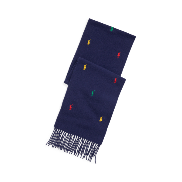 Polo Pony Wool Scarf