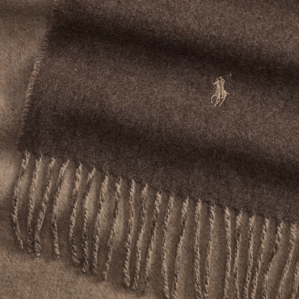 Reversible Wool-Cashmere Scarf