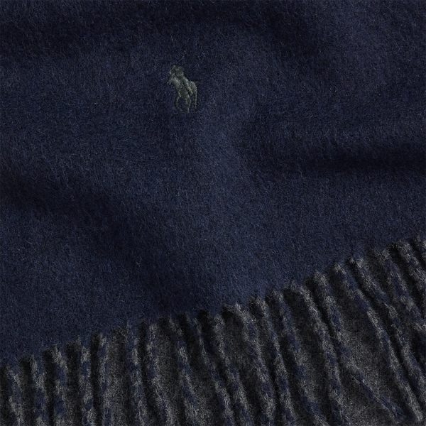 Reversible Wool-Cashmere Scarf