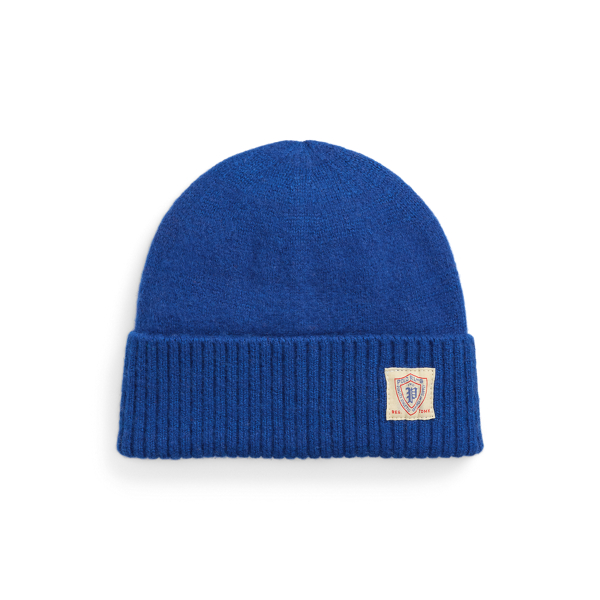 Sapphire Star Brushed Wool Beanie Polo Ralph Lauren 1