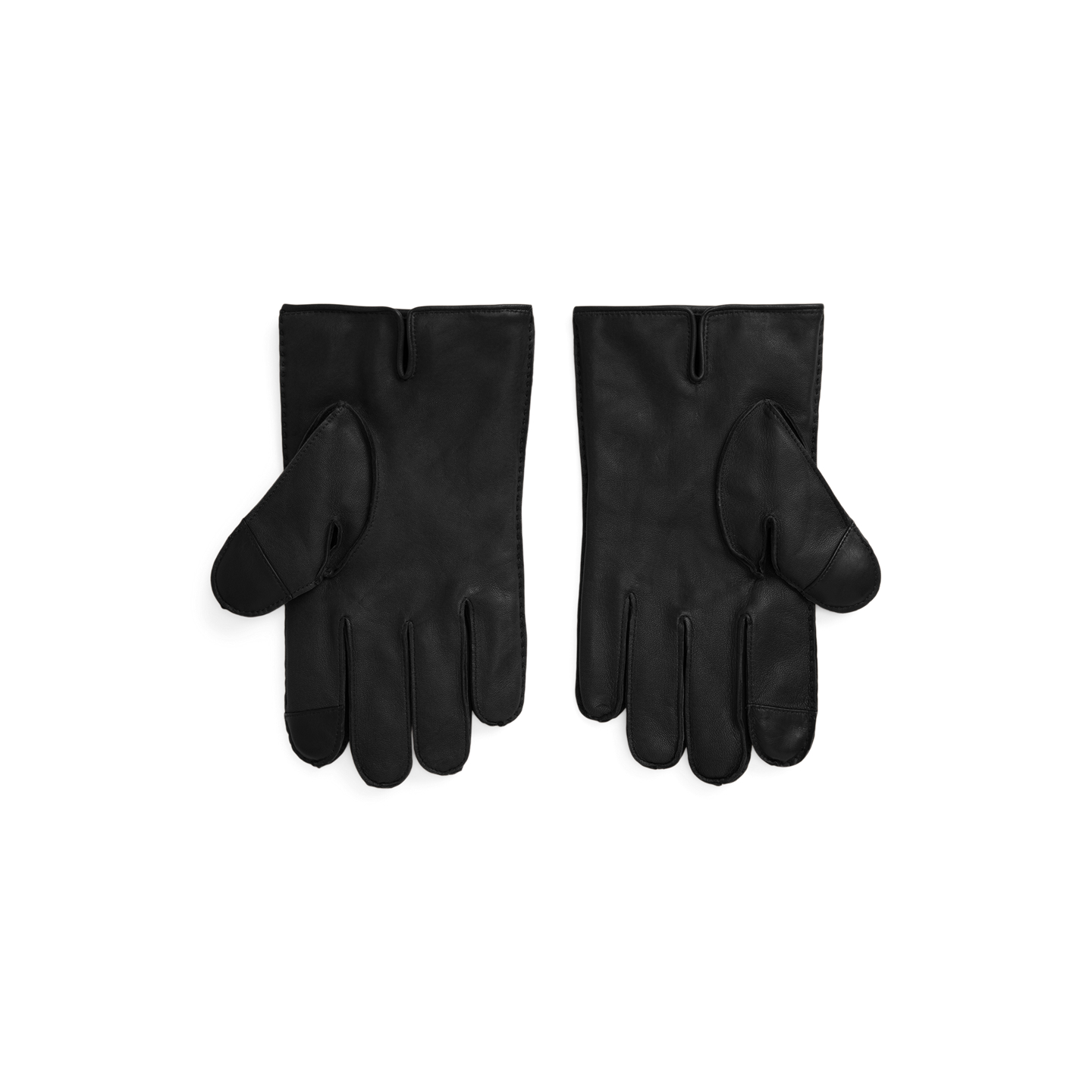 Мужские перчатки Ralph Lauren Cashmere-Lined Sheepskin Touch Gloves, цвет: Чёрный — фото 1