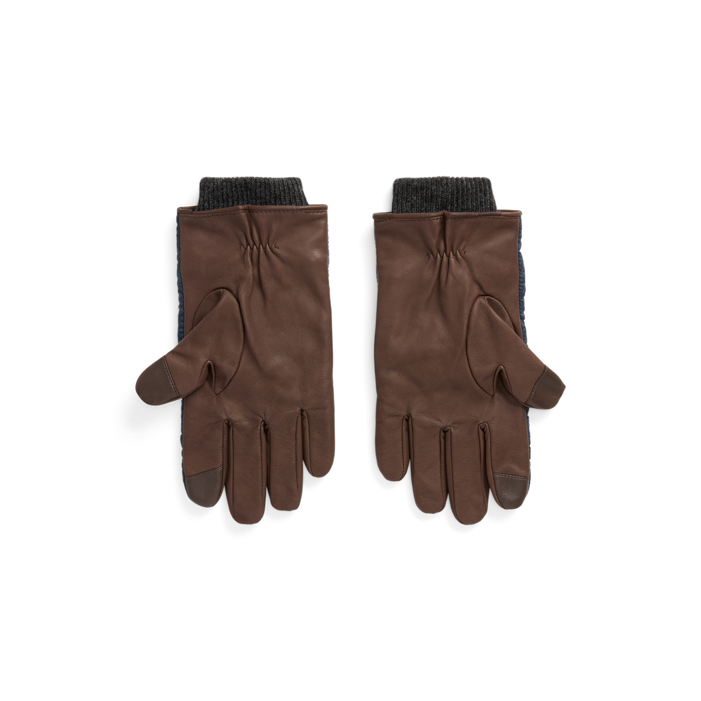Мужские перчатки Ralph Lauren Quilted Touch Screen Field Gloves, цвет: Тёмно-зелёный тёмно-синий — фото 1