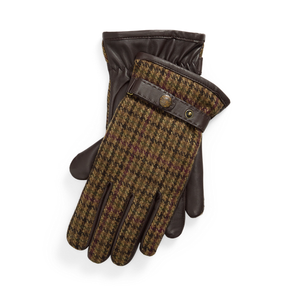 Cashmere-Lined Wool & Sheepskin Gloves