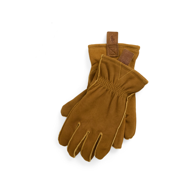 Natural Suede Utility Gloves Polo Ralph Lauren 1