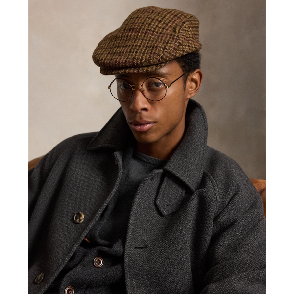 Wool Tweed Driver&rsquo;s Cap