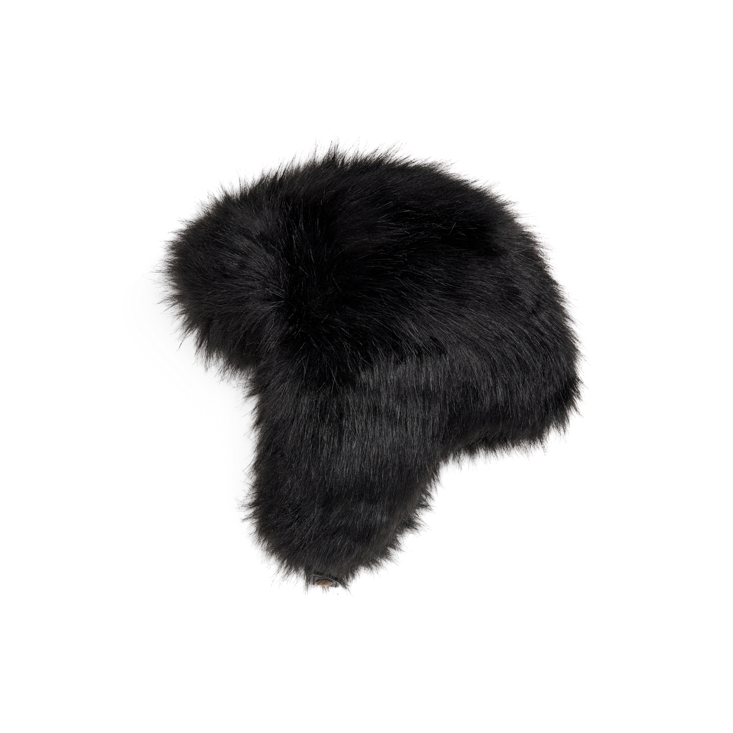 Мужской головной убор Ralph Lauren Faux-Fur Earflap Hat, цвет: Чёрный — фото 2