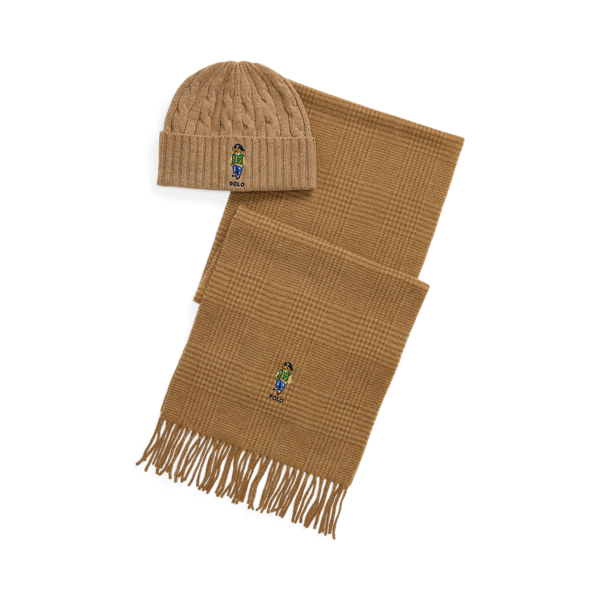 Ralph lauren hat and scarf set online