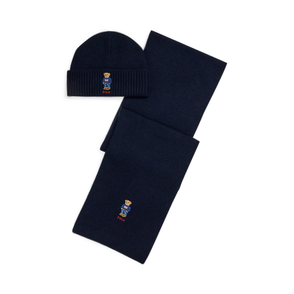 Polo Bear Beanie & Scarf Gift Set