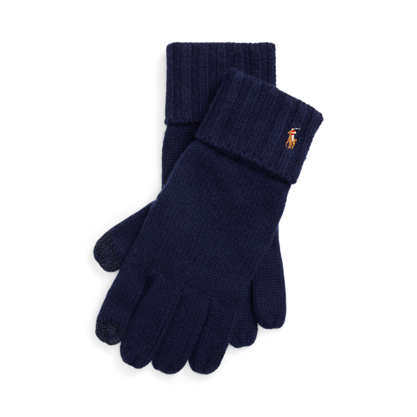 Wool-Cashmere Touch Screen Gloves