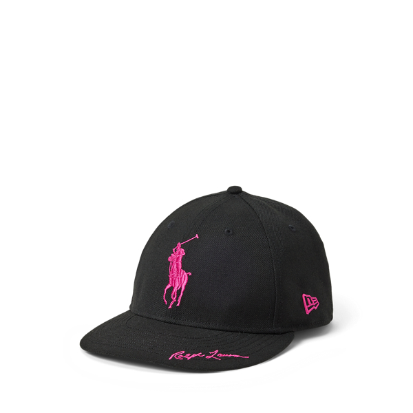 Pink Pony Wool Twill Cap for Men Ralph Lauren PT